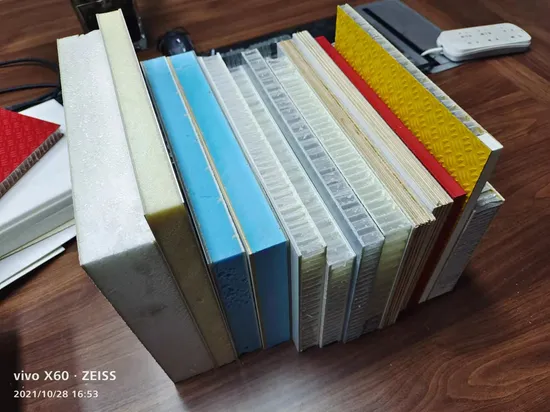 冷蔵トラックボディ用の耐紫外線性ガラス繊維FRP PUフォームパネル